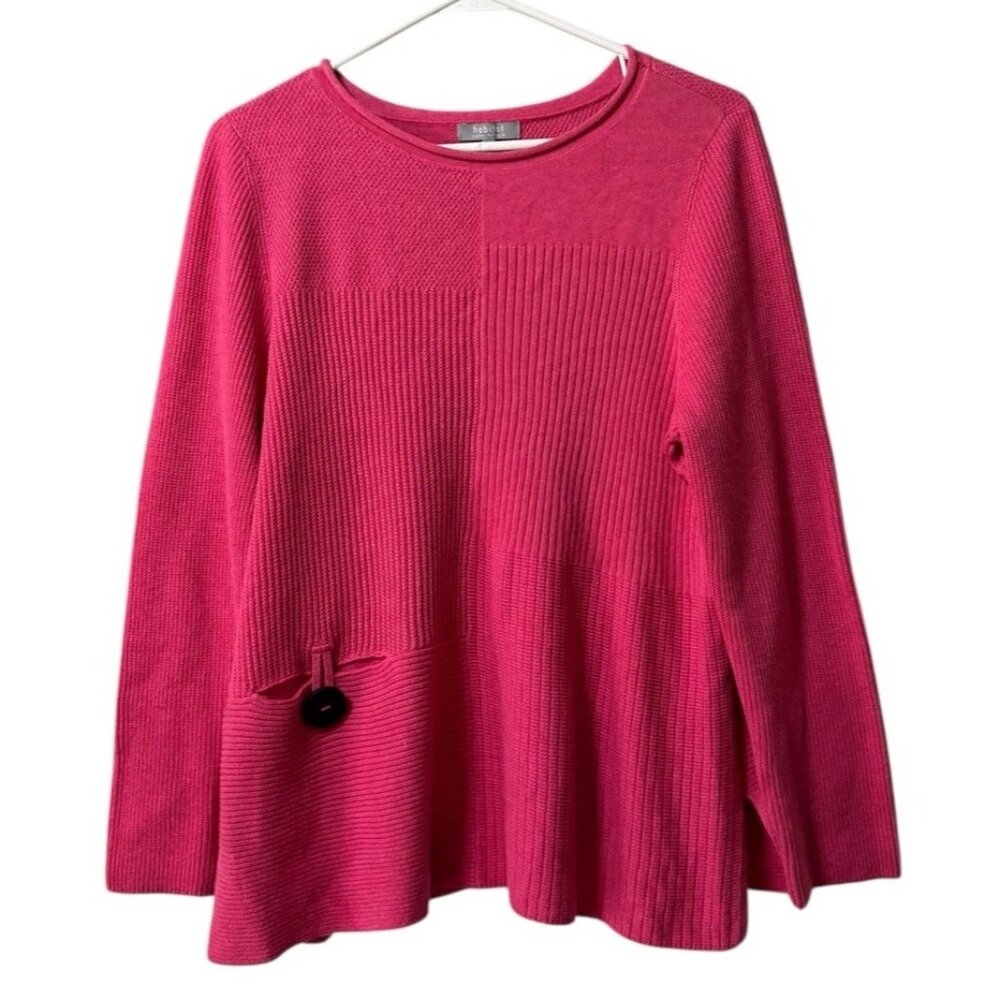 Habitat Clothes To Live In Tunic Sweater S Knit Oversized Artsy Lagenlook Cozy